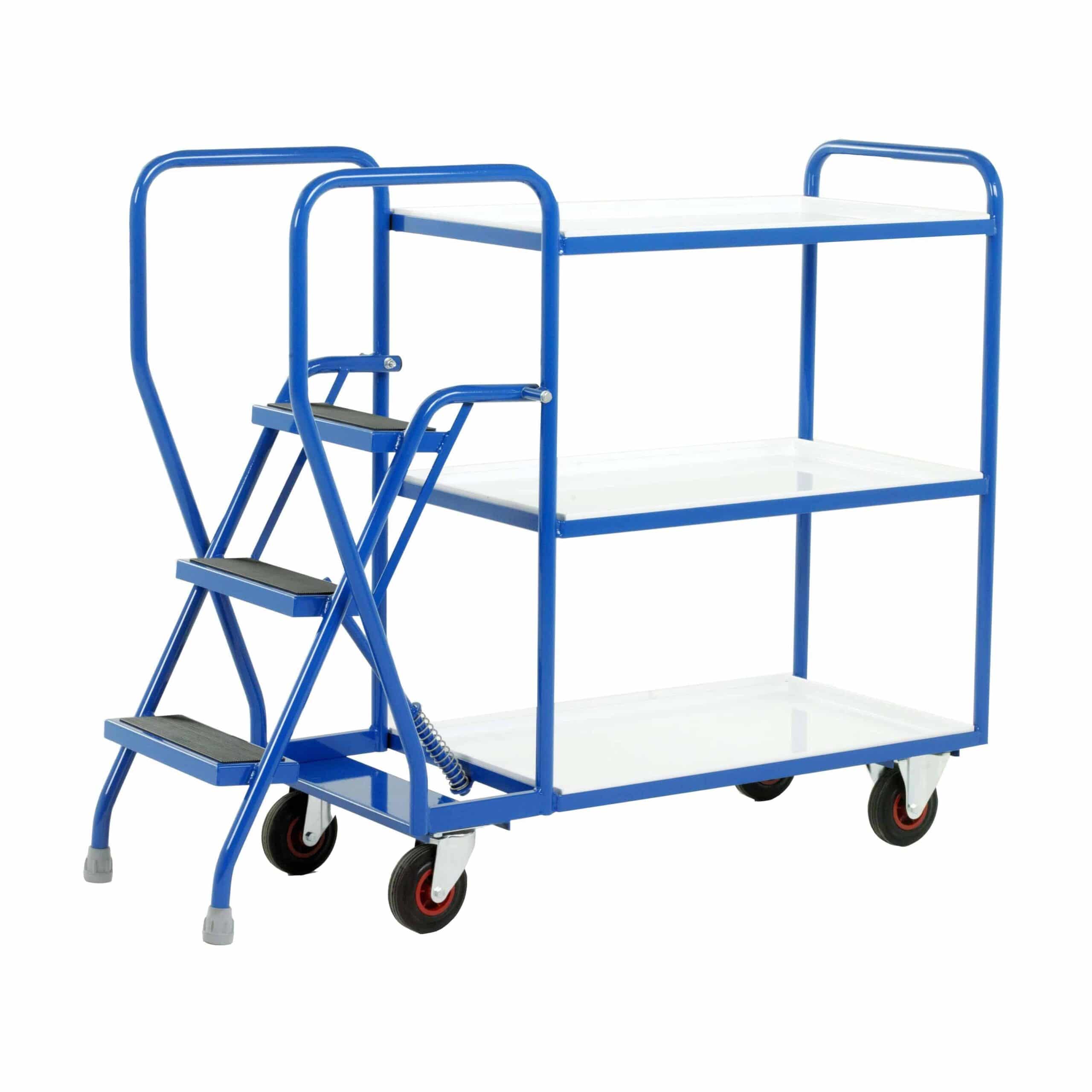 Reversible Tray 3 Step Tray Trolleys
