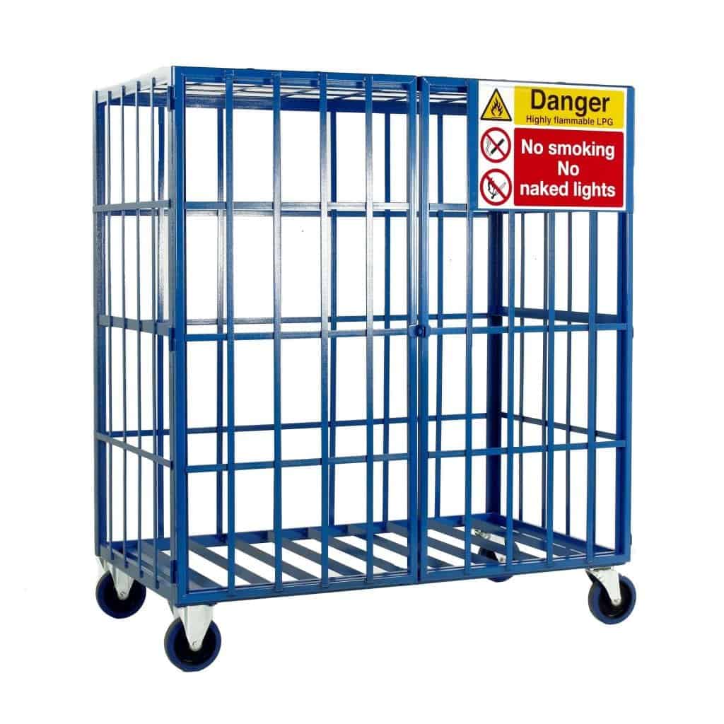 Mobile Propane Cylinder Storage Cage
