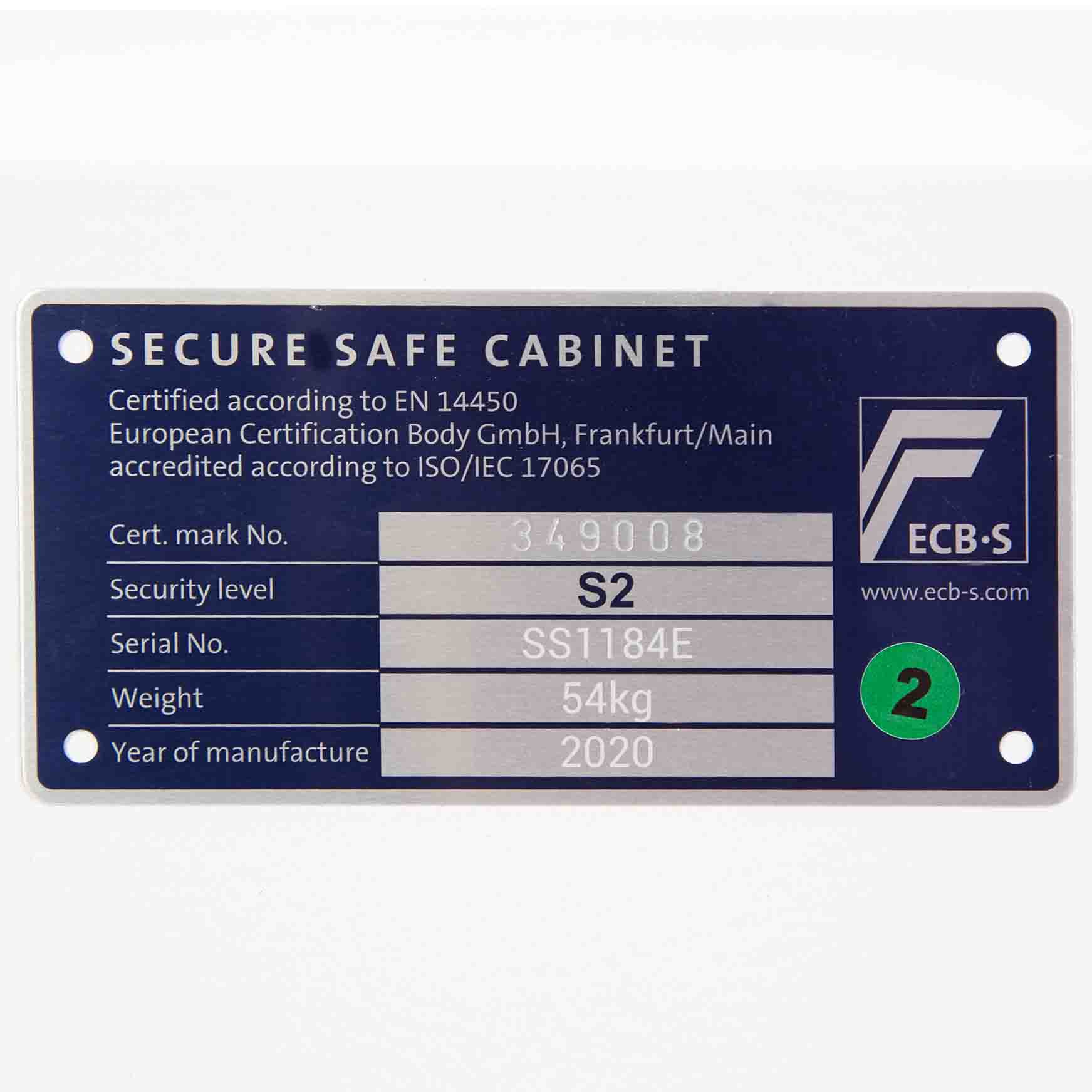 Fortress SS1184E Safe With Electronic Lock