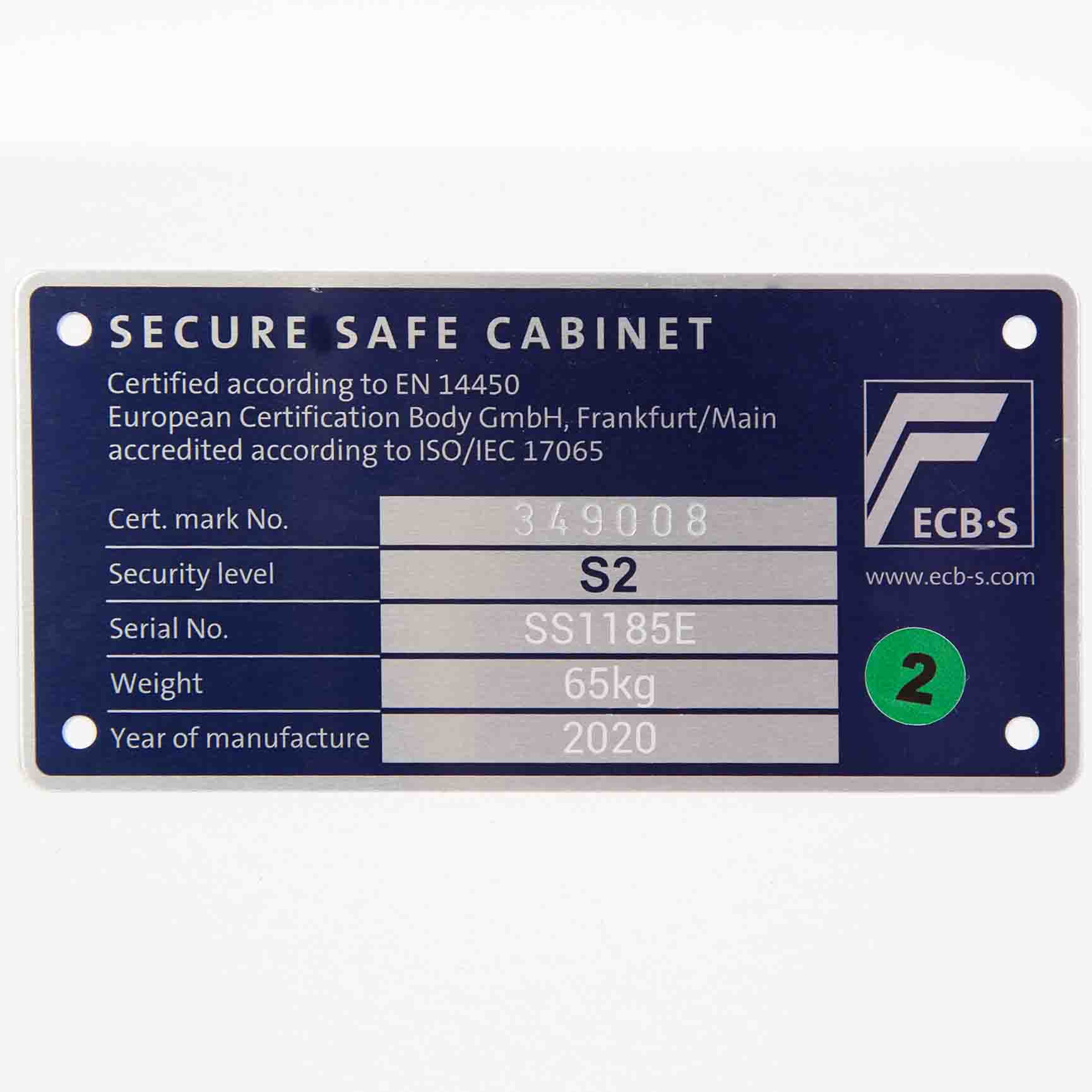 Fortress SS1185E Safe With Electronic Lock