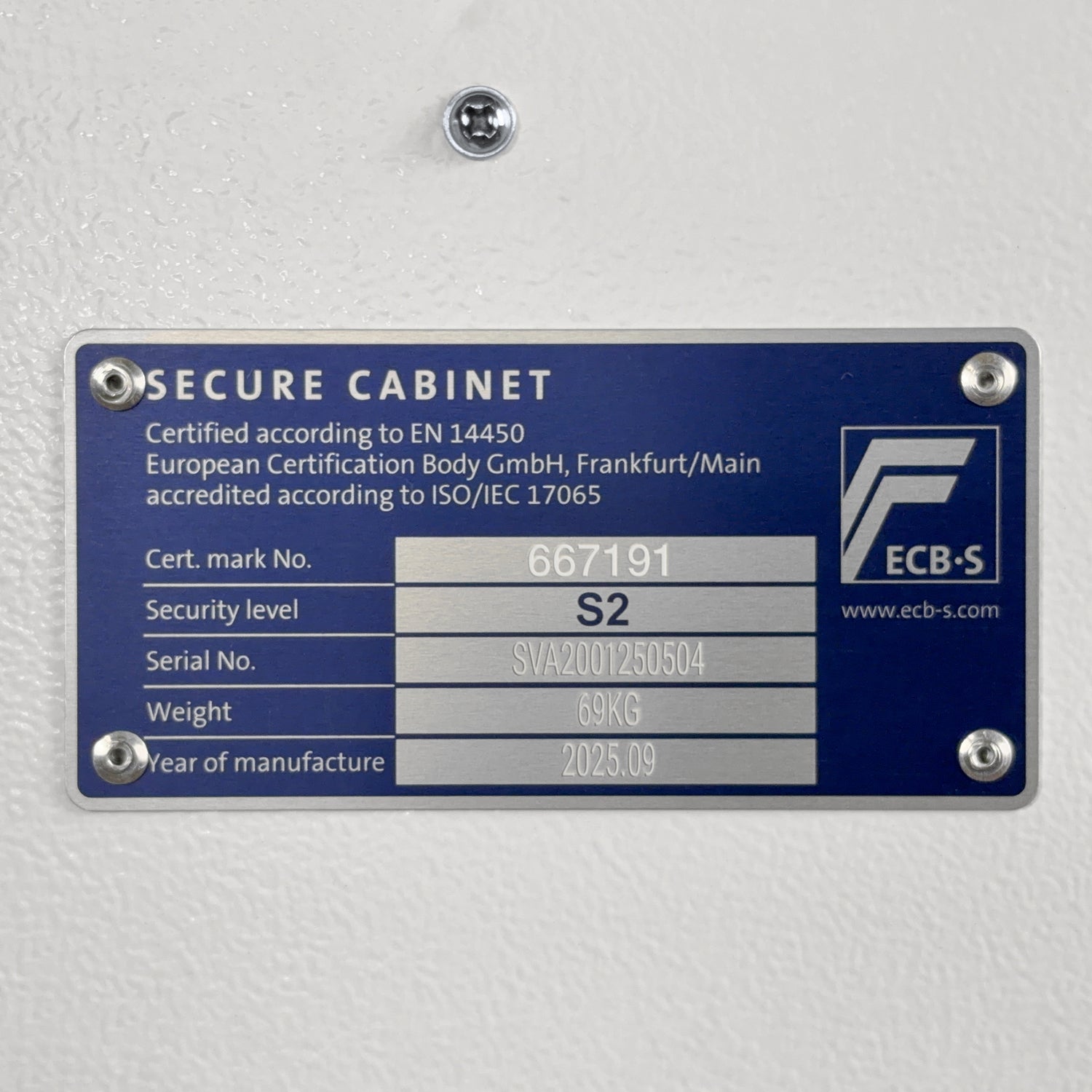 Fortress SS1455 Size 5 S2 Security Safe