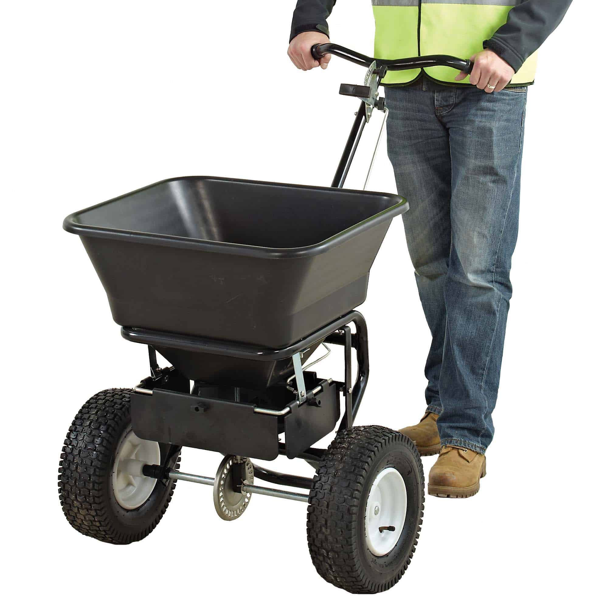 Large Hopper Salt Spreaders