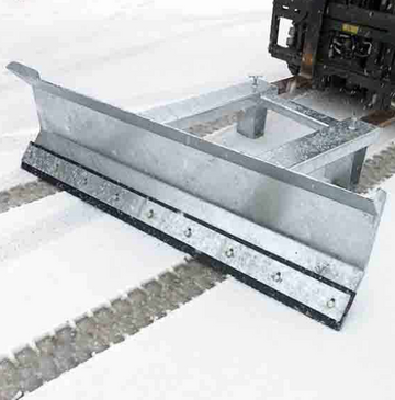 Fork Mounted Snow Plough 1250mm Wide