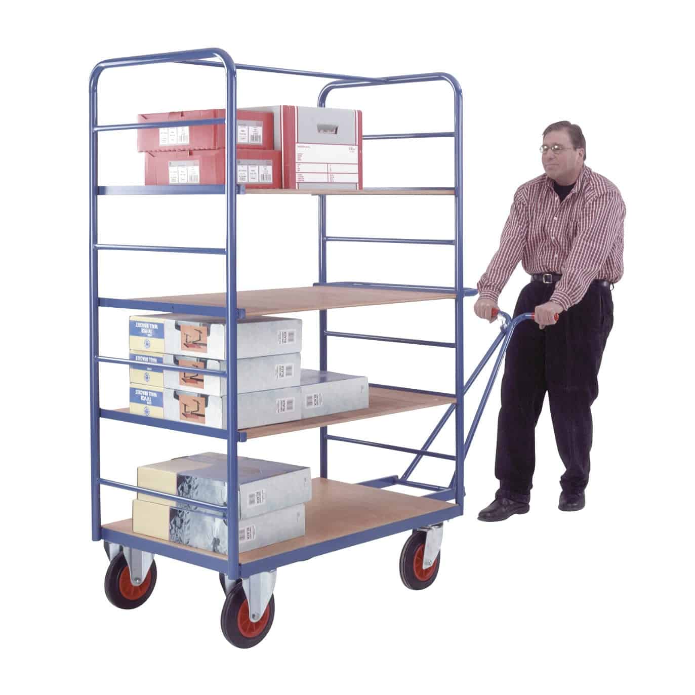 Shelf Truck Rod Superstructure with Drawbar Handle | UK