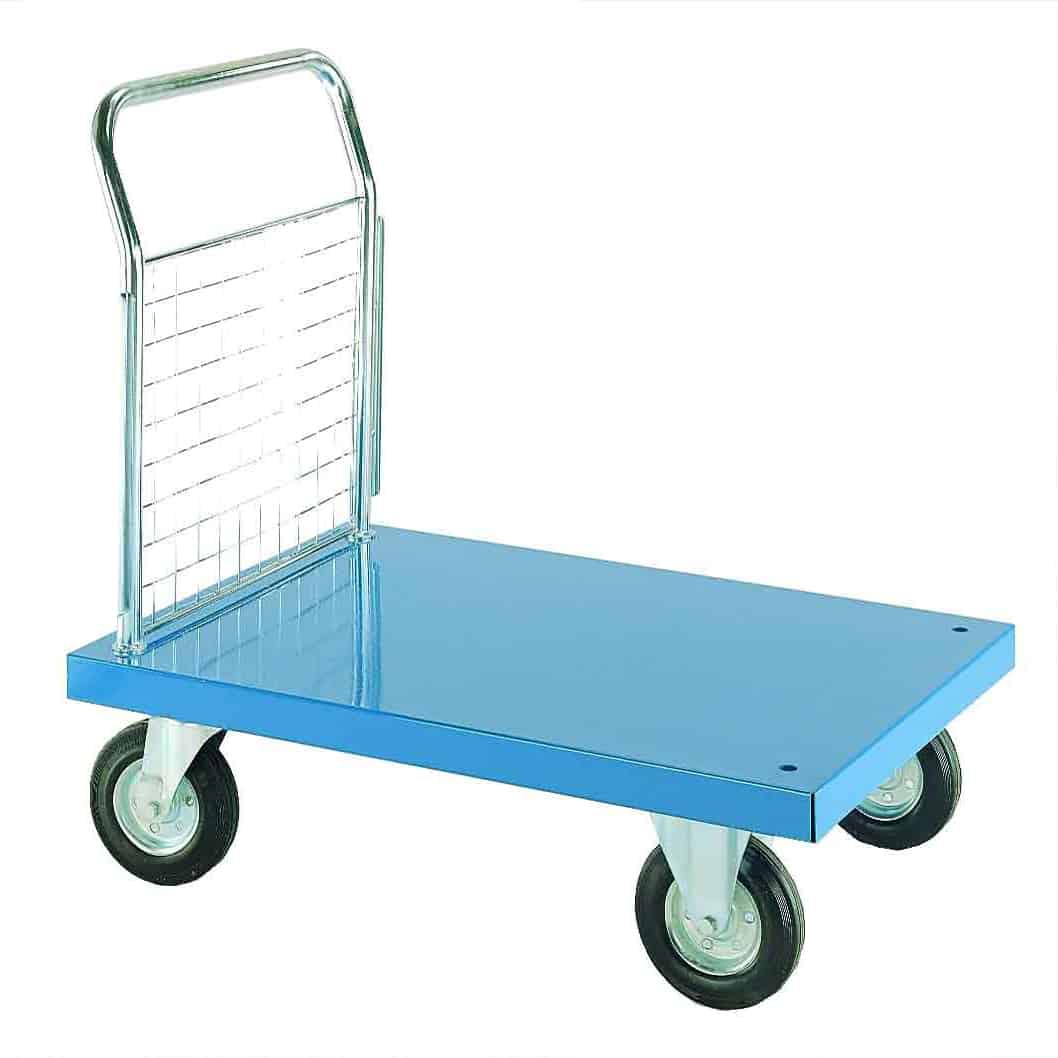 Coloured Double End Platform Trolleys