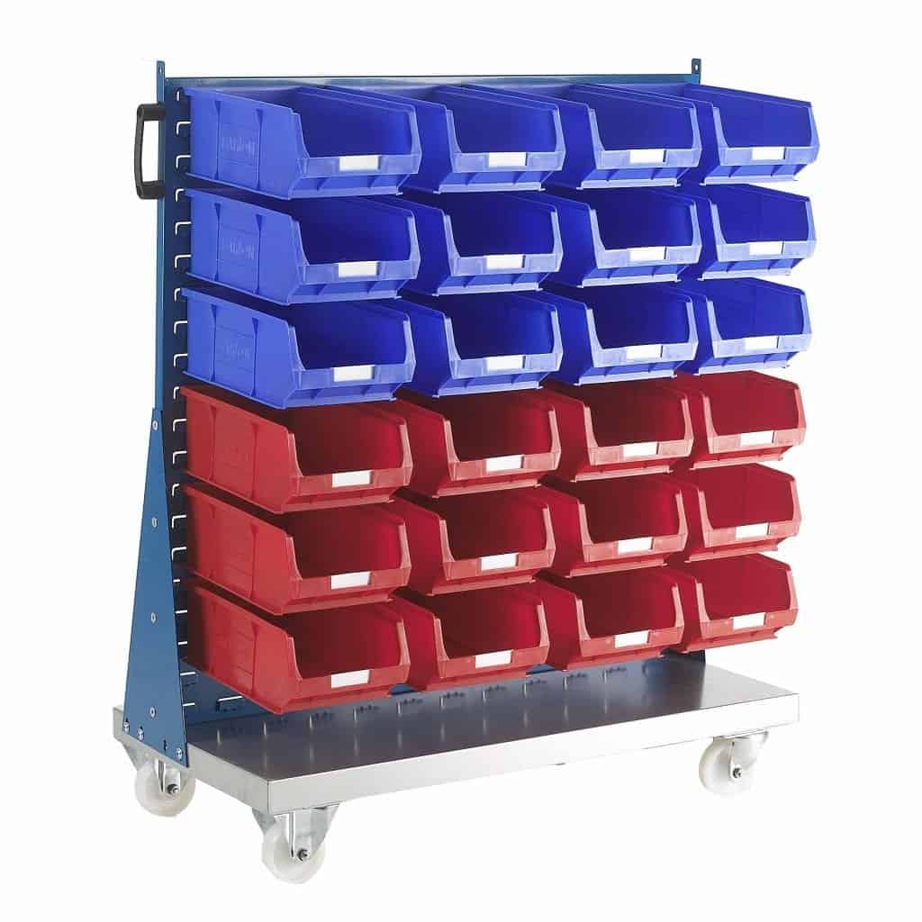 Single Sided Trolley With 24 TC4 Bins