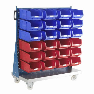 Single Sided Trolley With 24 TC4 Bins