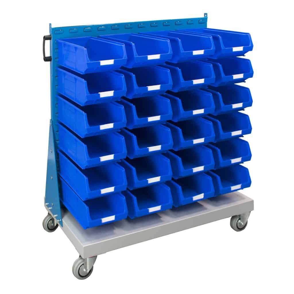 Single Sided Trolley With 24 TC4 Bins
