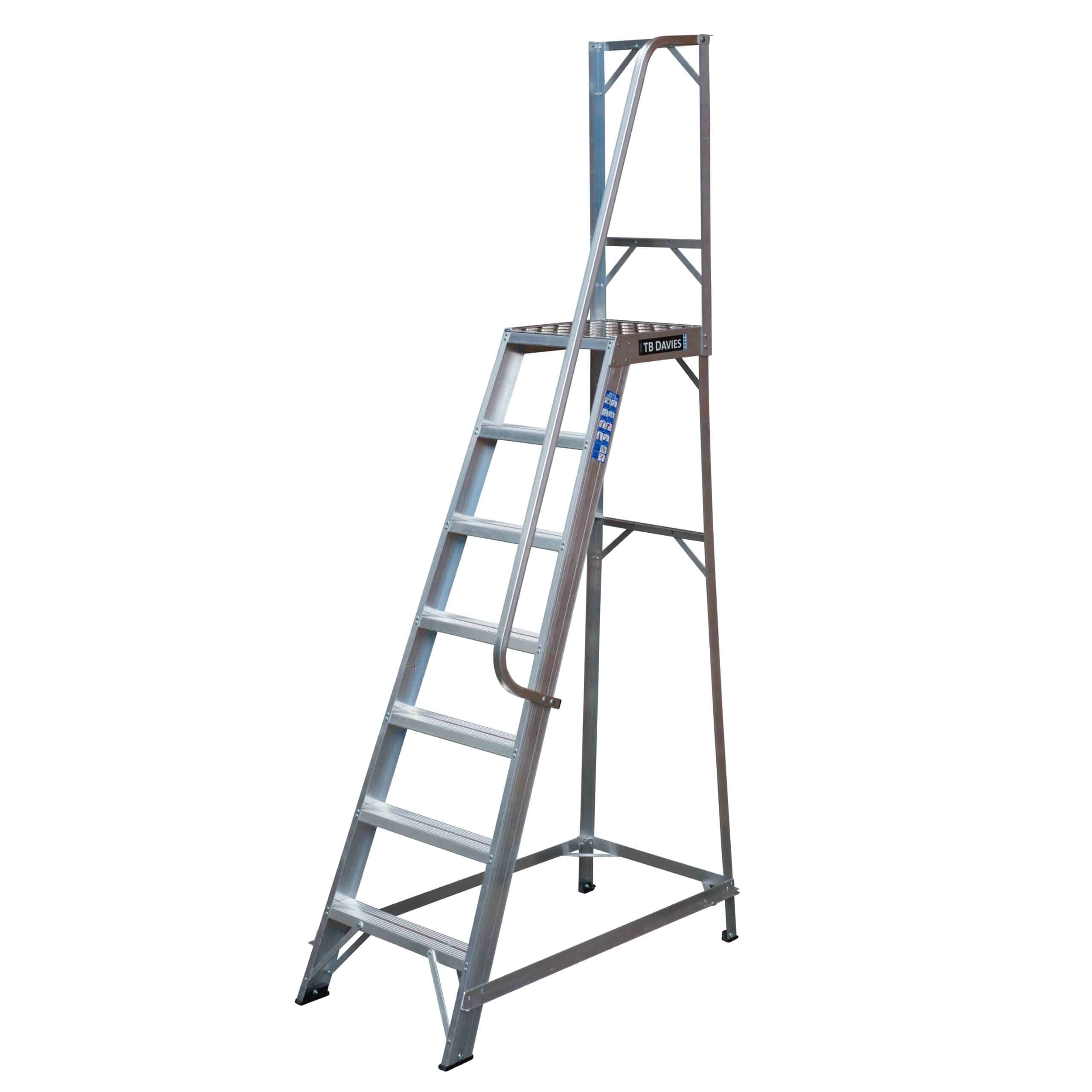 Single Sided Machine Steps 7 Tread - Storage N Stuff