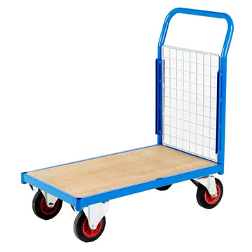 Small Deck Platform Truck with Single Mesh End