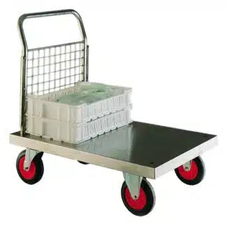 Stainless Steel Single End Platform Trolleys