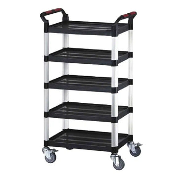 Standard Utility Tray Trolley with 5 Shelves