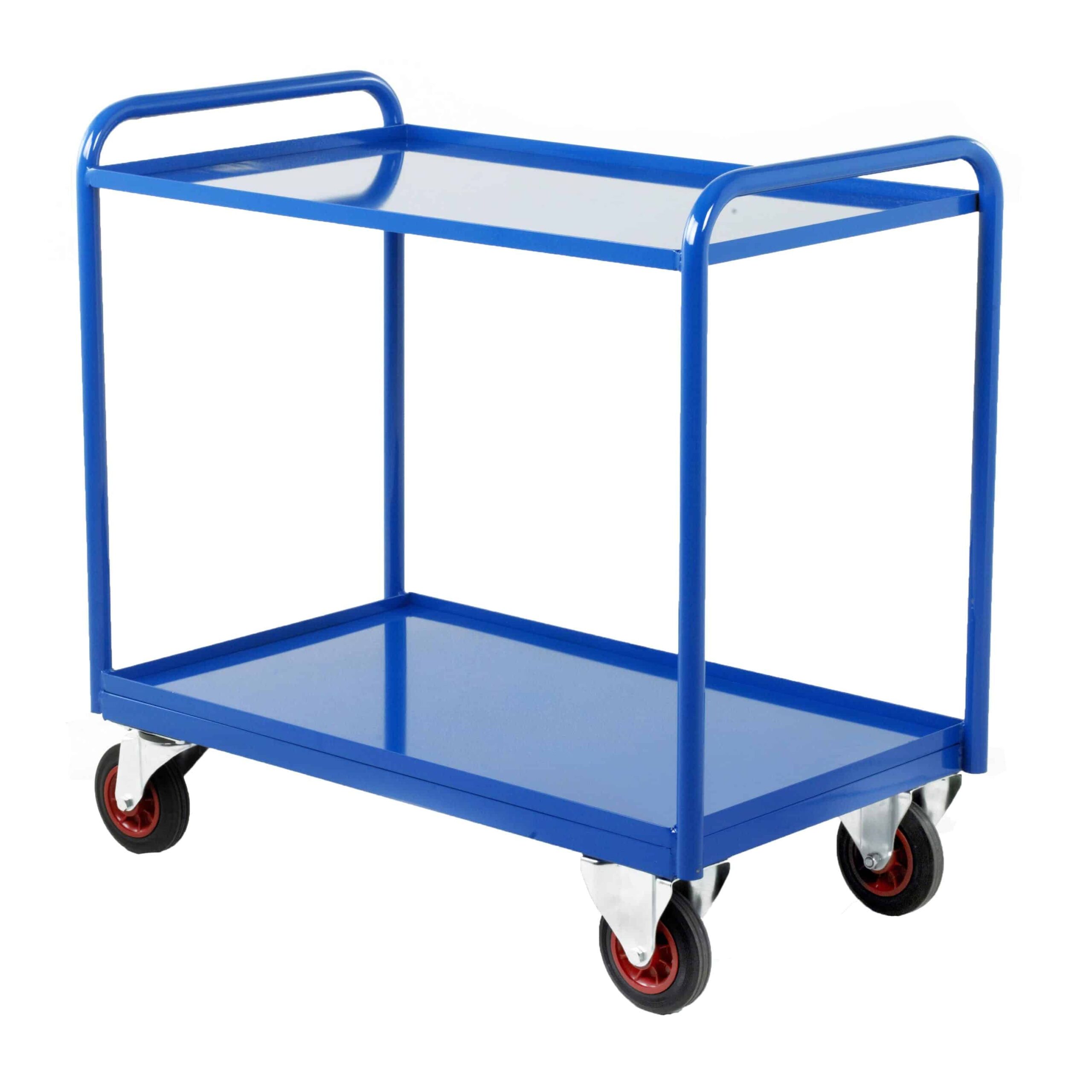 Industrial Tray Trolley with 2 Steel Panels