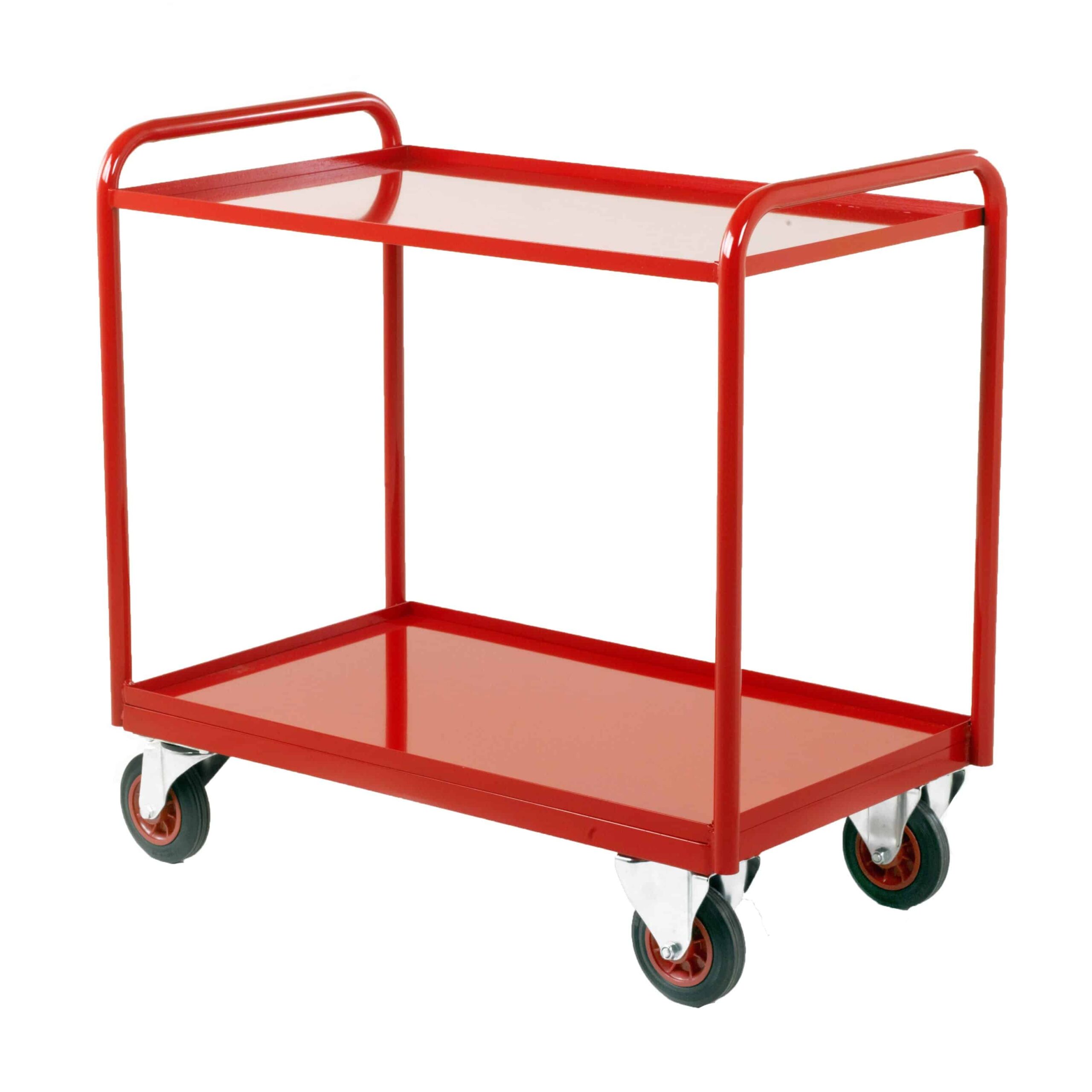 Industrial Tray Trolley with 2 Steel Panels