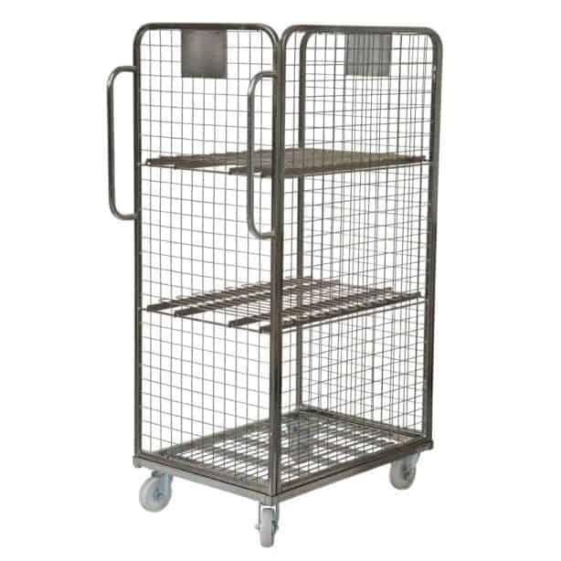 Three Sided Merchandise Picking Trolley