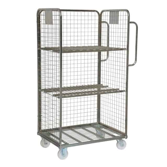 Three Sided Merchandise Picking Trolley