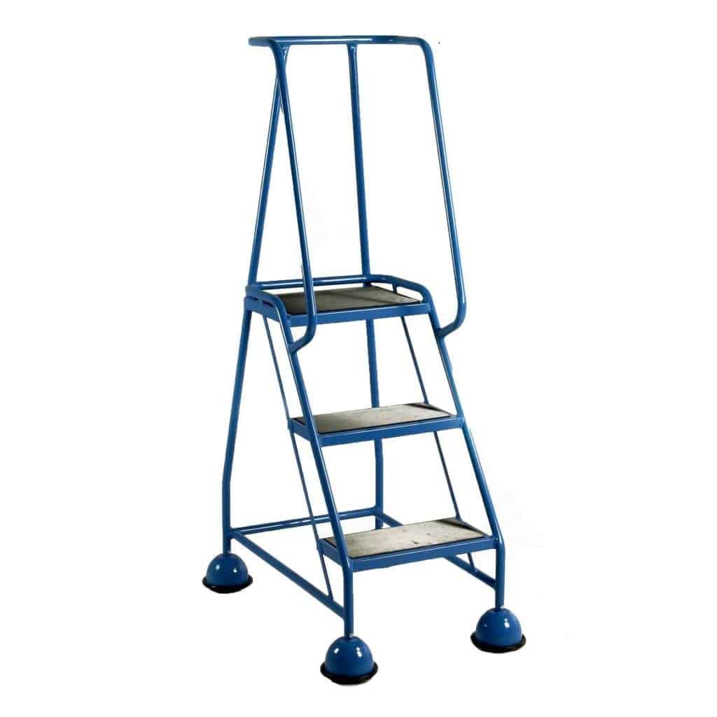 Three Tread Classic Colour Mobile Steps