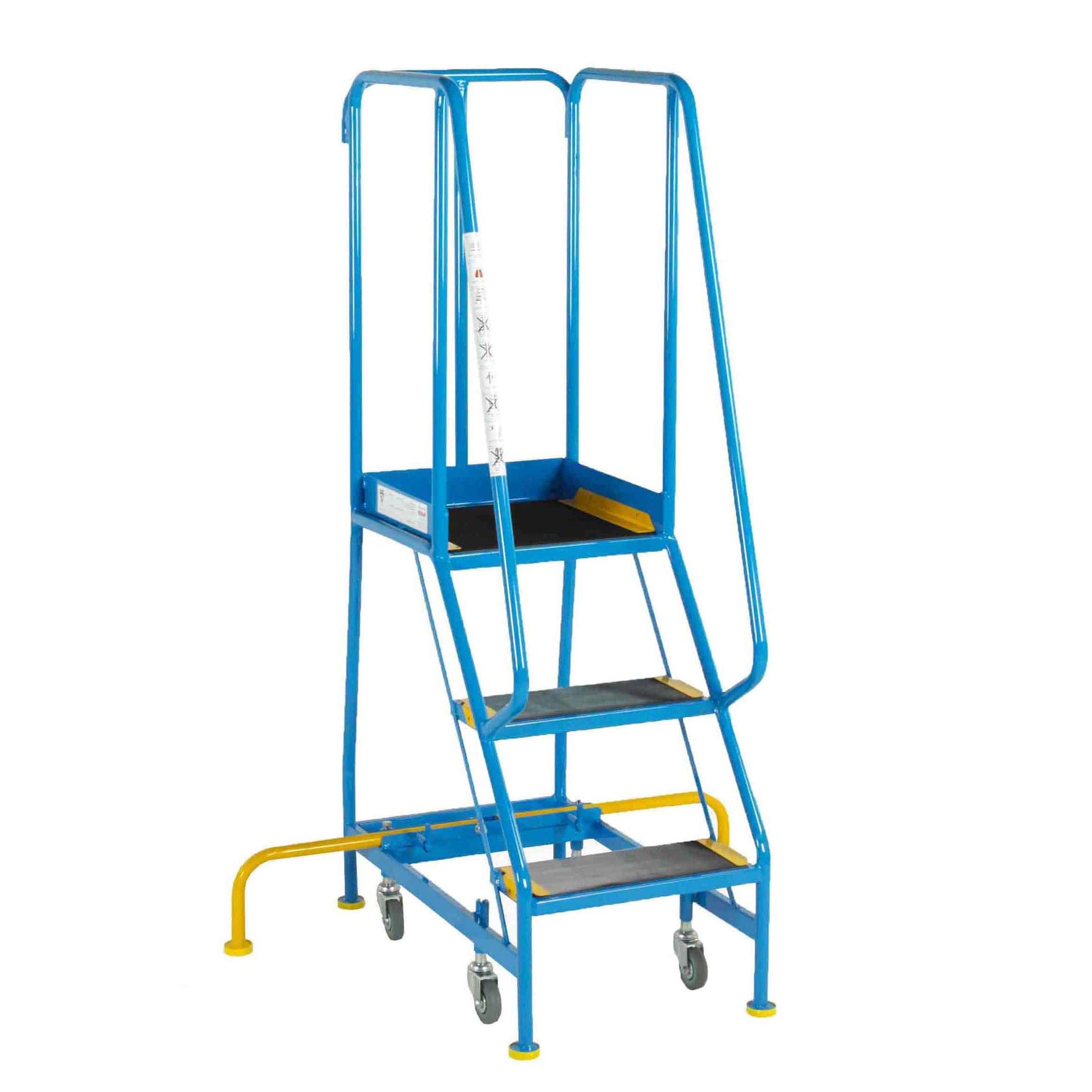 Three Tread Narrow Aisle BS Mobile Steps