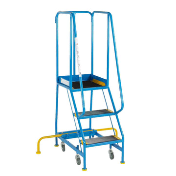 Three Tread Narrow Aisle BS Mobile Steps