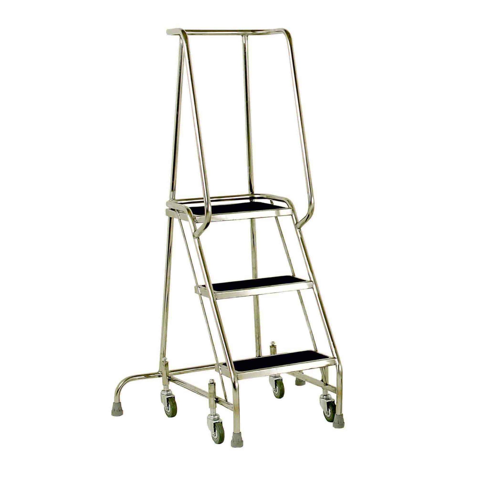 Three Tread Stainless Steel Steps