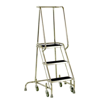 Three Tread Stainless Steel Steps