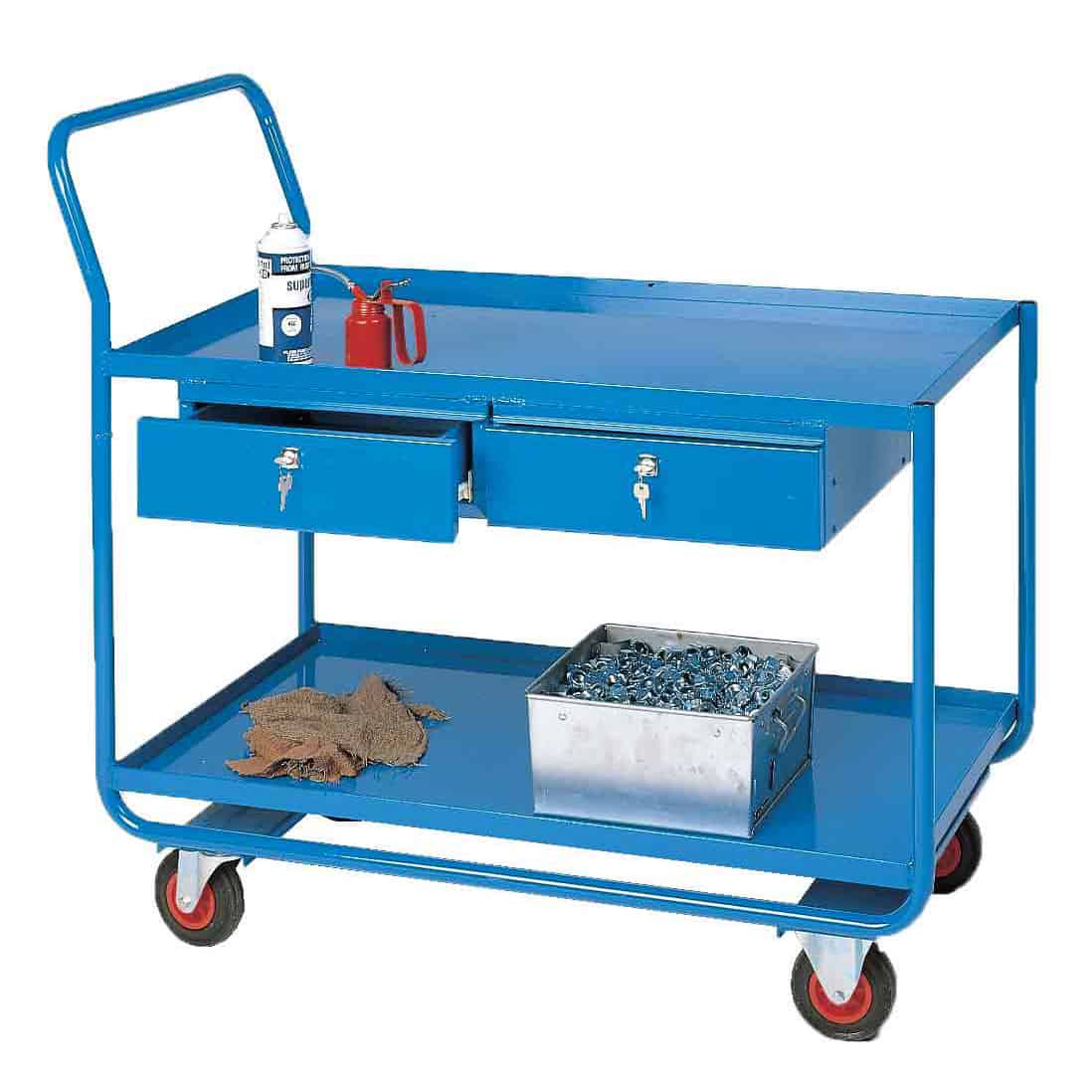 Steel Shelving Workshop Trolleys