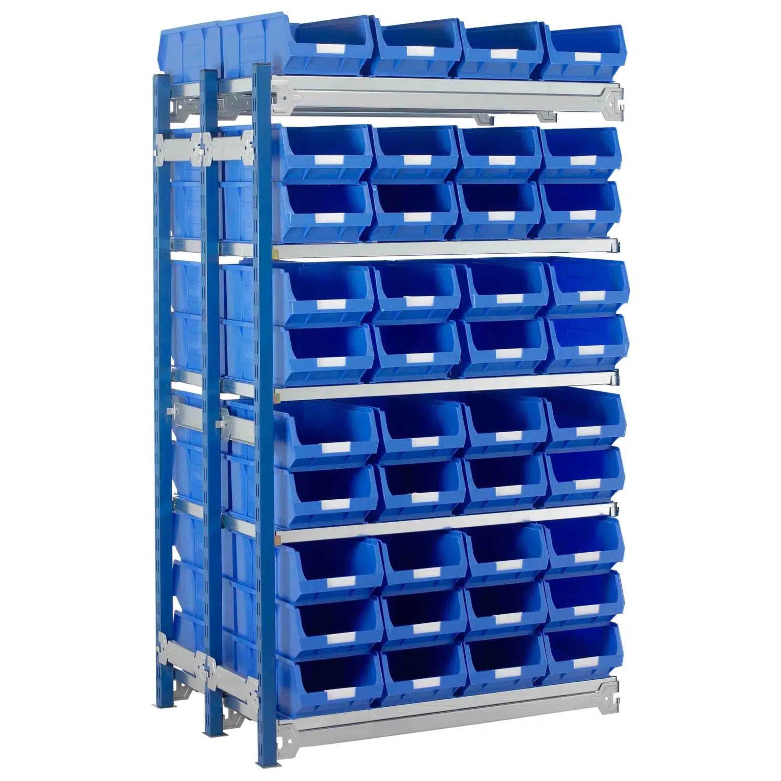 Toprax Shelving Extension Bay with 80 TC4 Bins