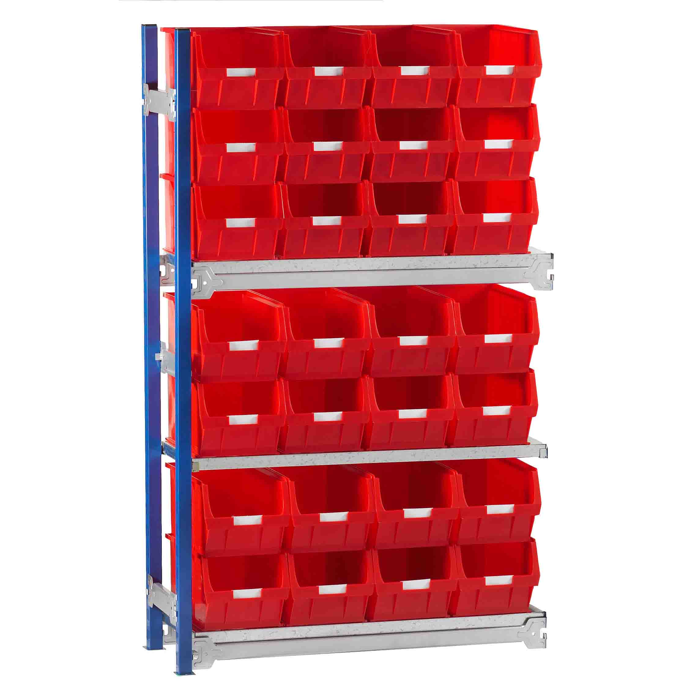Toprax Shelving Extension Bay with 28 TC5 Bins