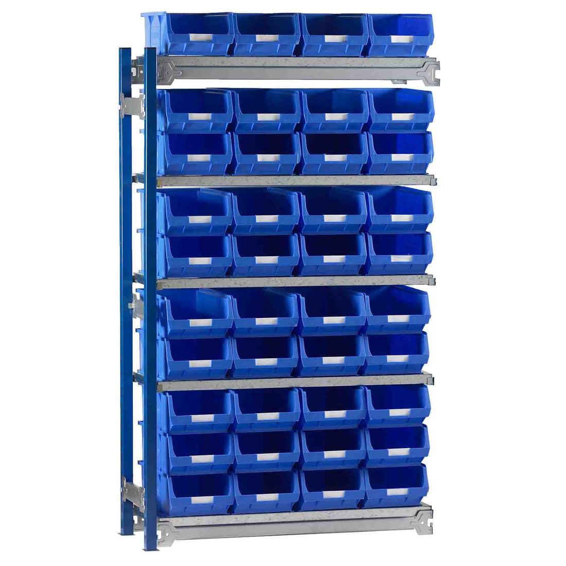 Toprax Shelving Extension Bay with 40 TC4 Bins