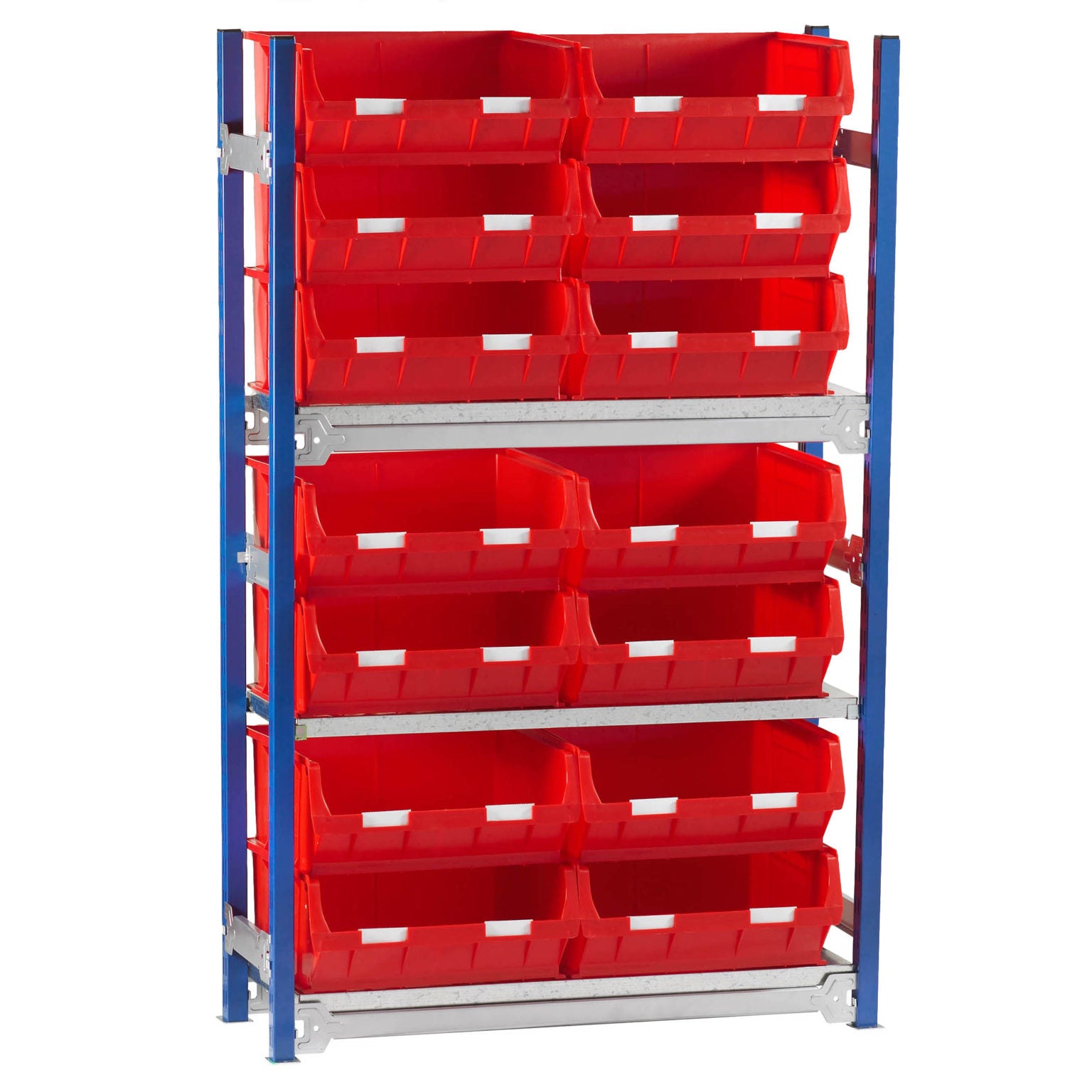 Toprax Shelving Single Bay with 14 TC6 Bins