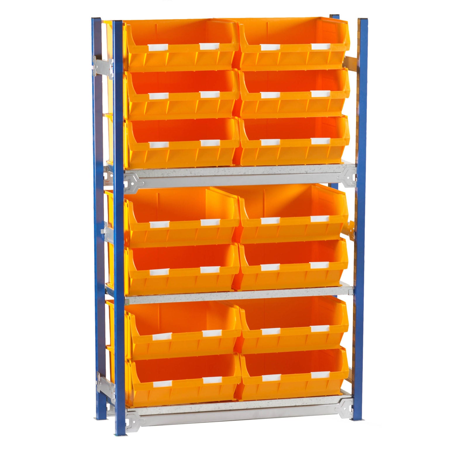 Toprax Shelving Single Bay with 14 TC6 Bins