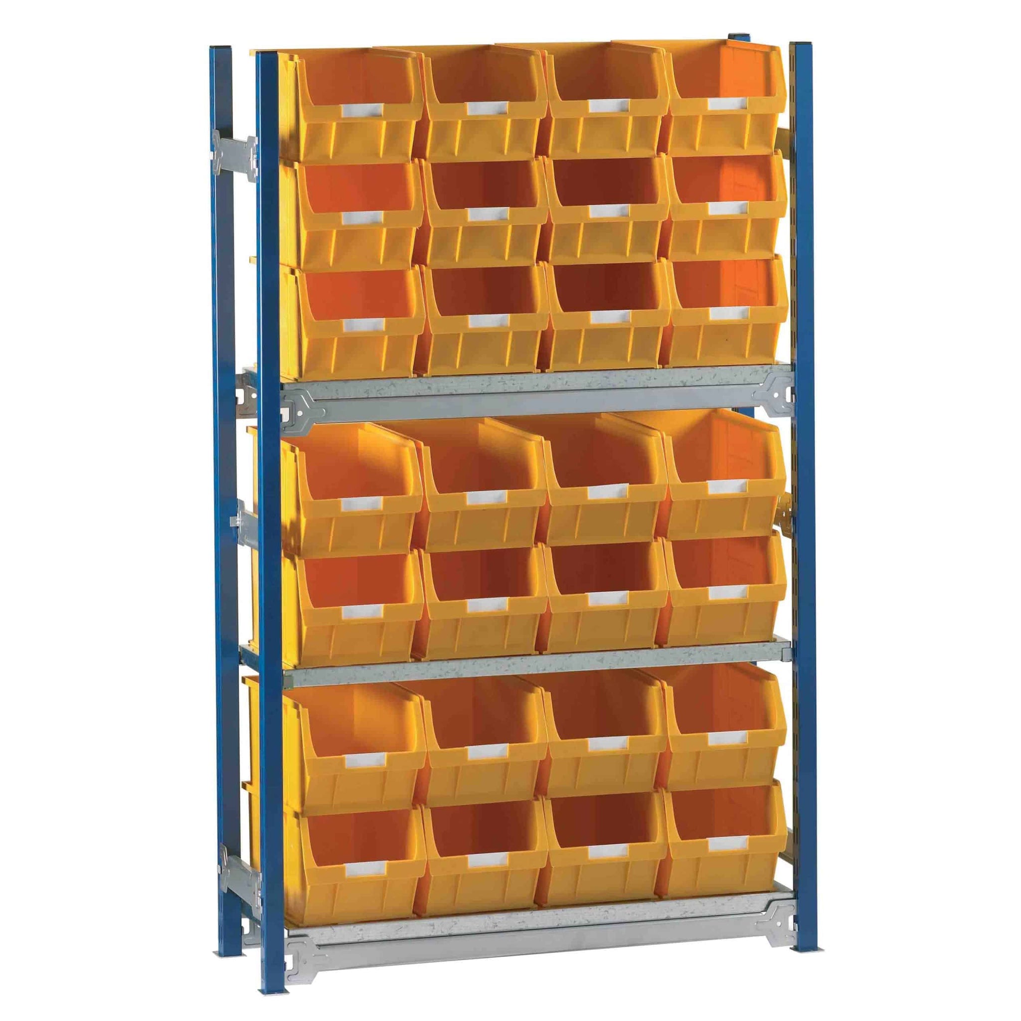 Toprax Shelving Single Bay with 28 TC5 Bins