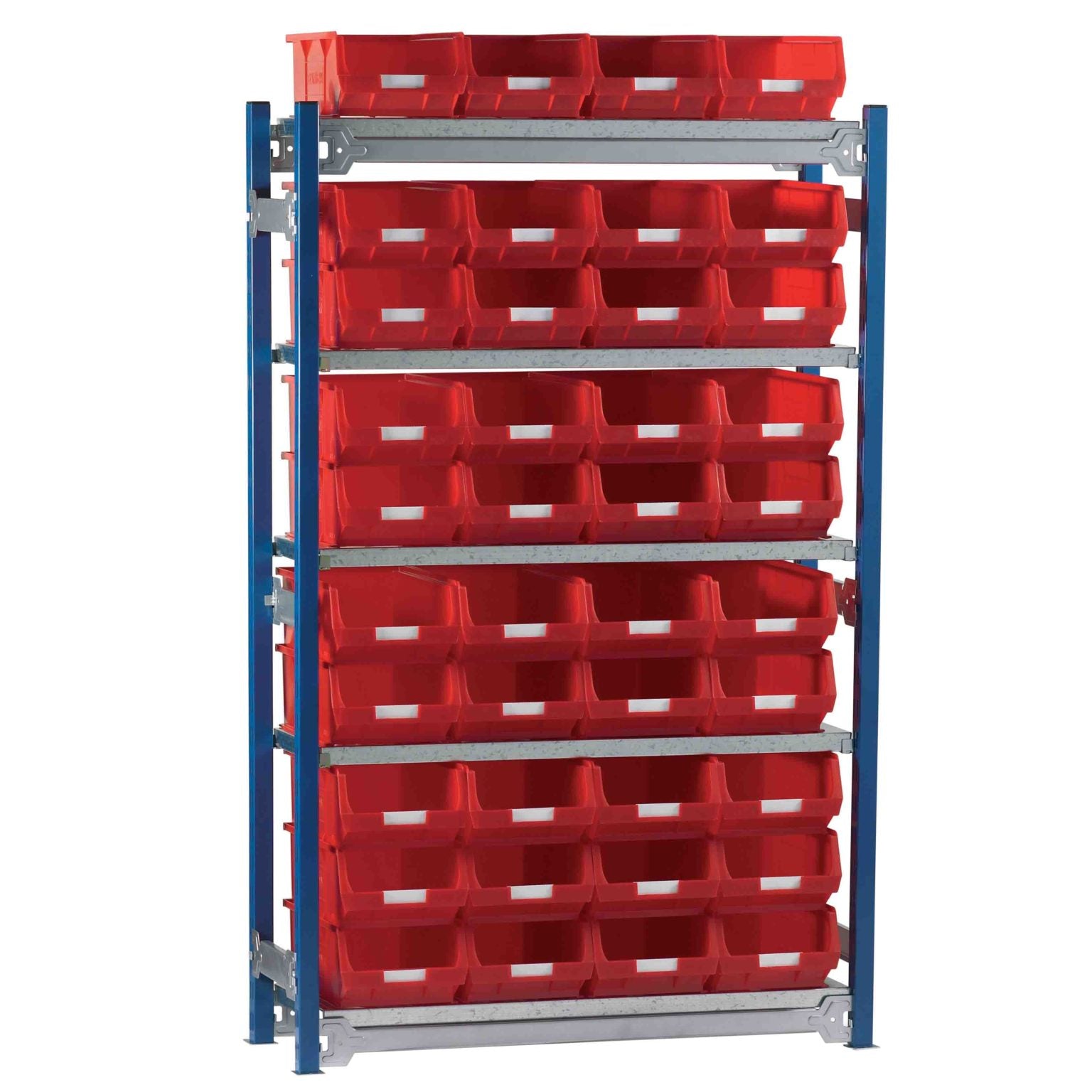 Toprax Shelving Single Bay with 40 TC4 Bins