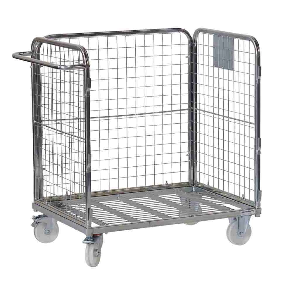 Three Sided Compact Picking Trolley