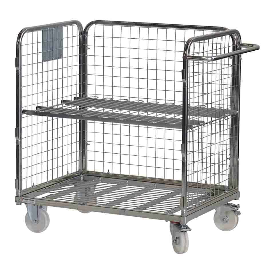 Three Sided Compact Picking Trolley