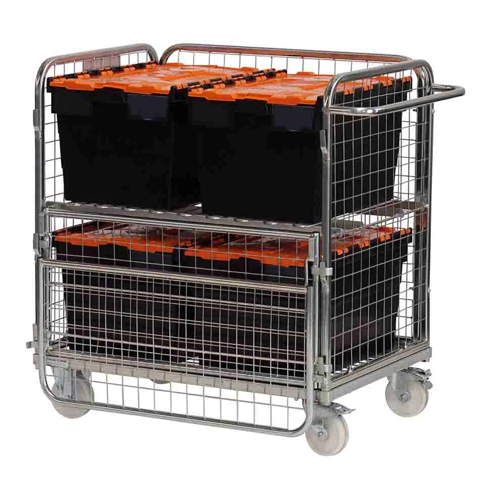 Four Sided Compact Picking Trolley