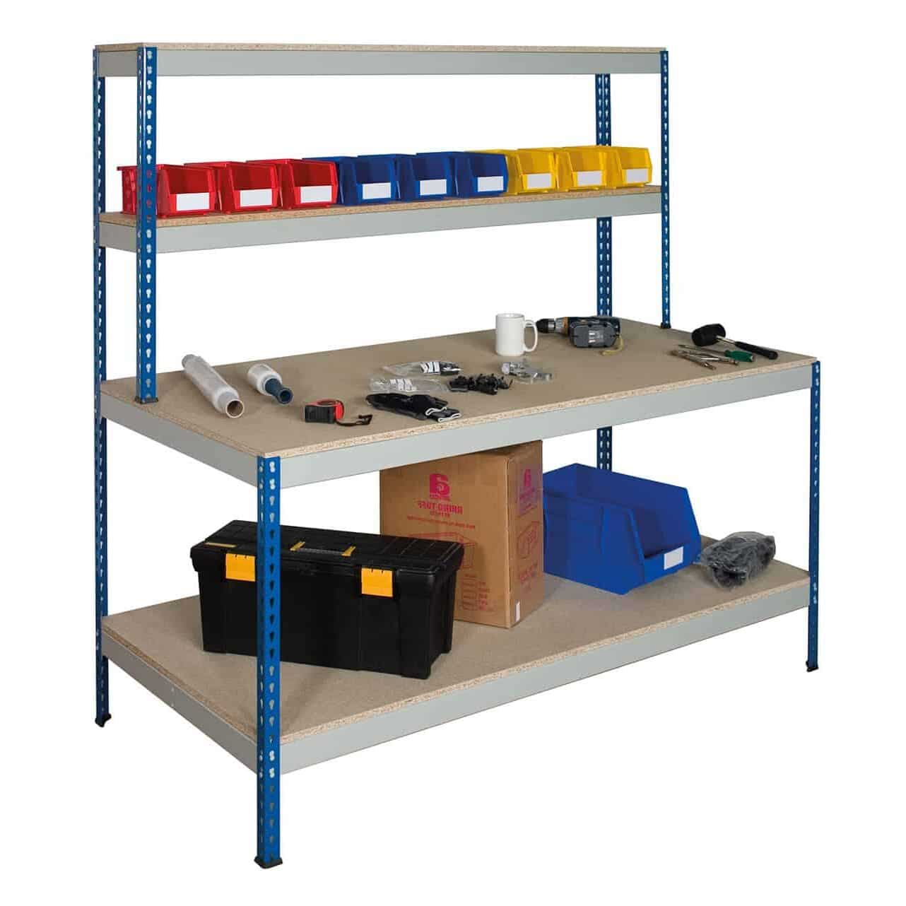 Full Undershelf Workstation 2440mm Wide