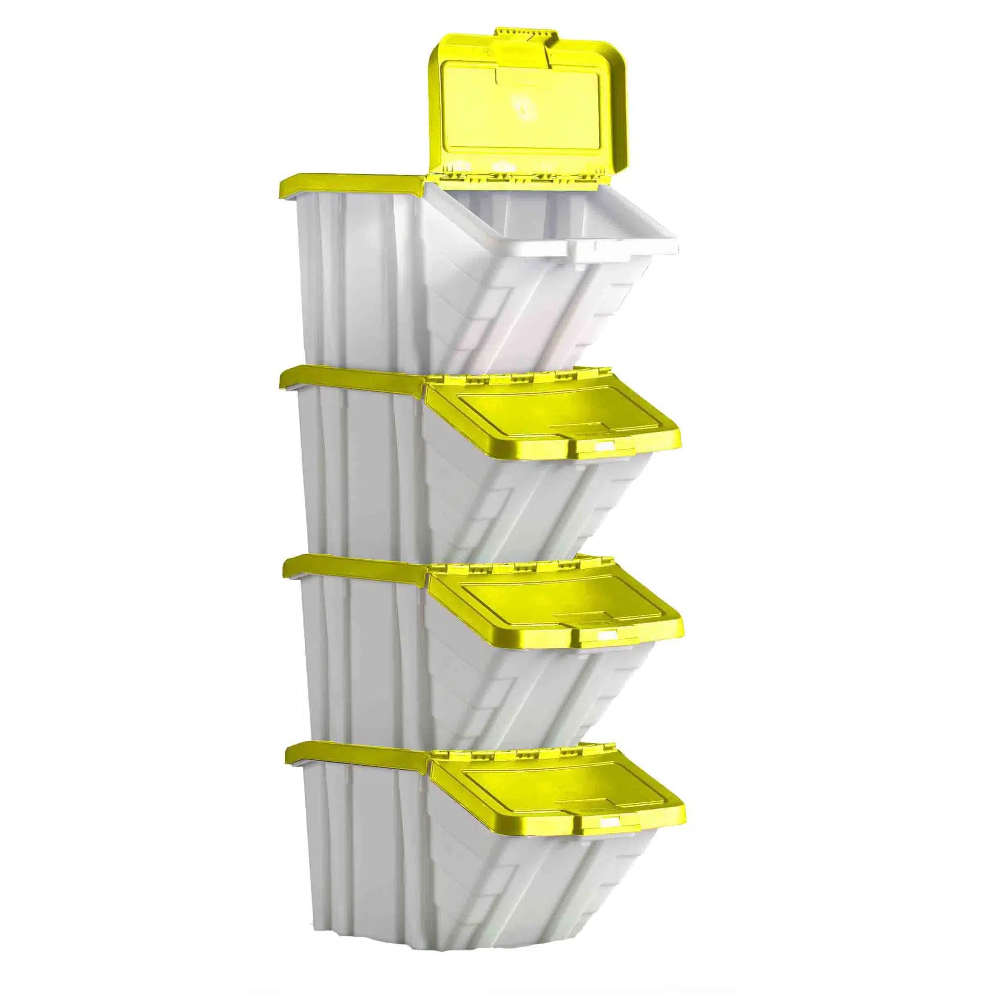 Topstore Multi-functional Containers with Yellow Lids