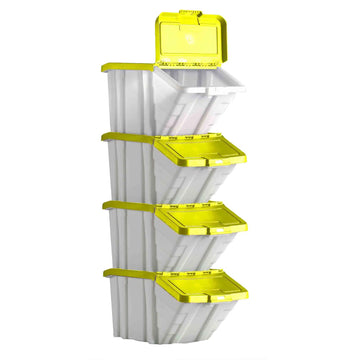 Topstore Multi-functional Containers with Yellow Lids