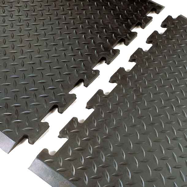 Diamond Interlock Rubber Mats