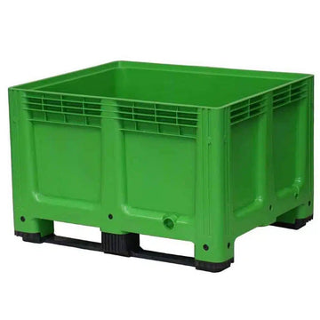Solid Green Plastic Pallet Box