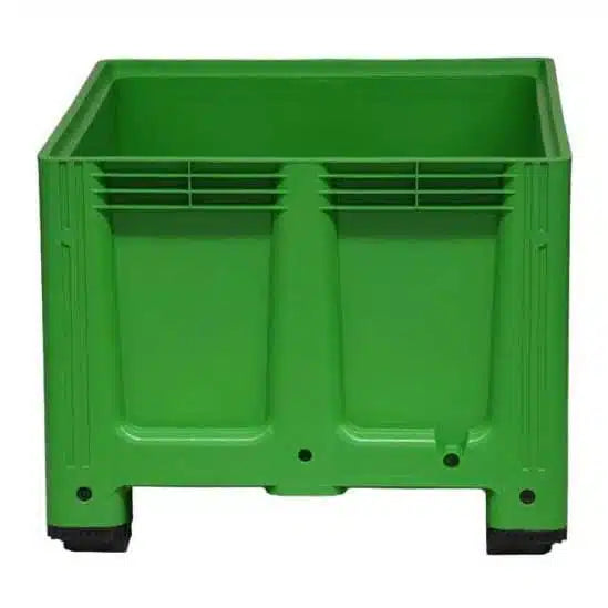 Solid Green Plastic Pallet Box