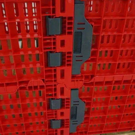 Red Plastic Pallet Collars