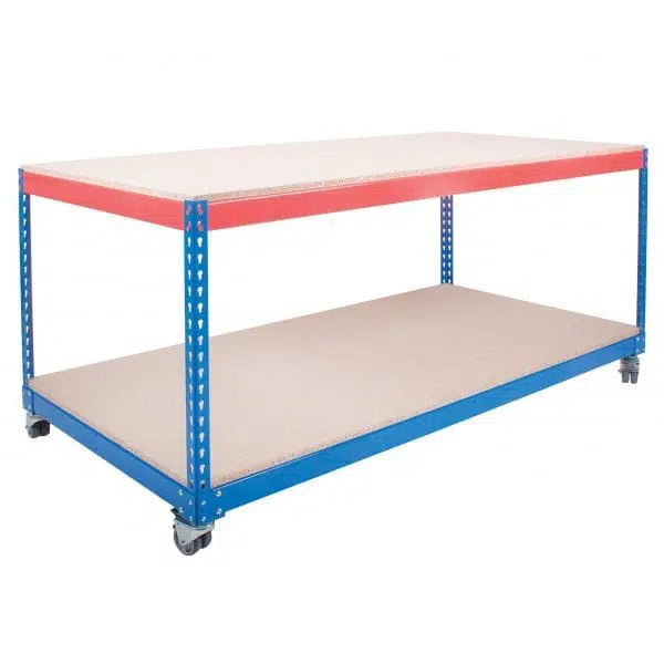 Full Undershelf Mobile Workbench 1830mm Wide