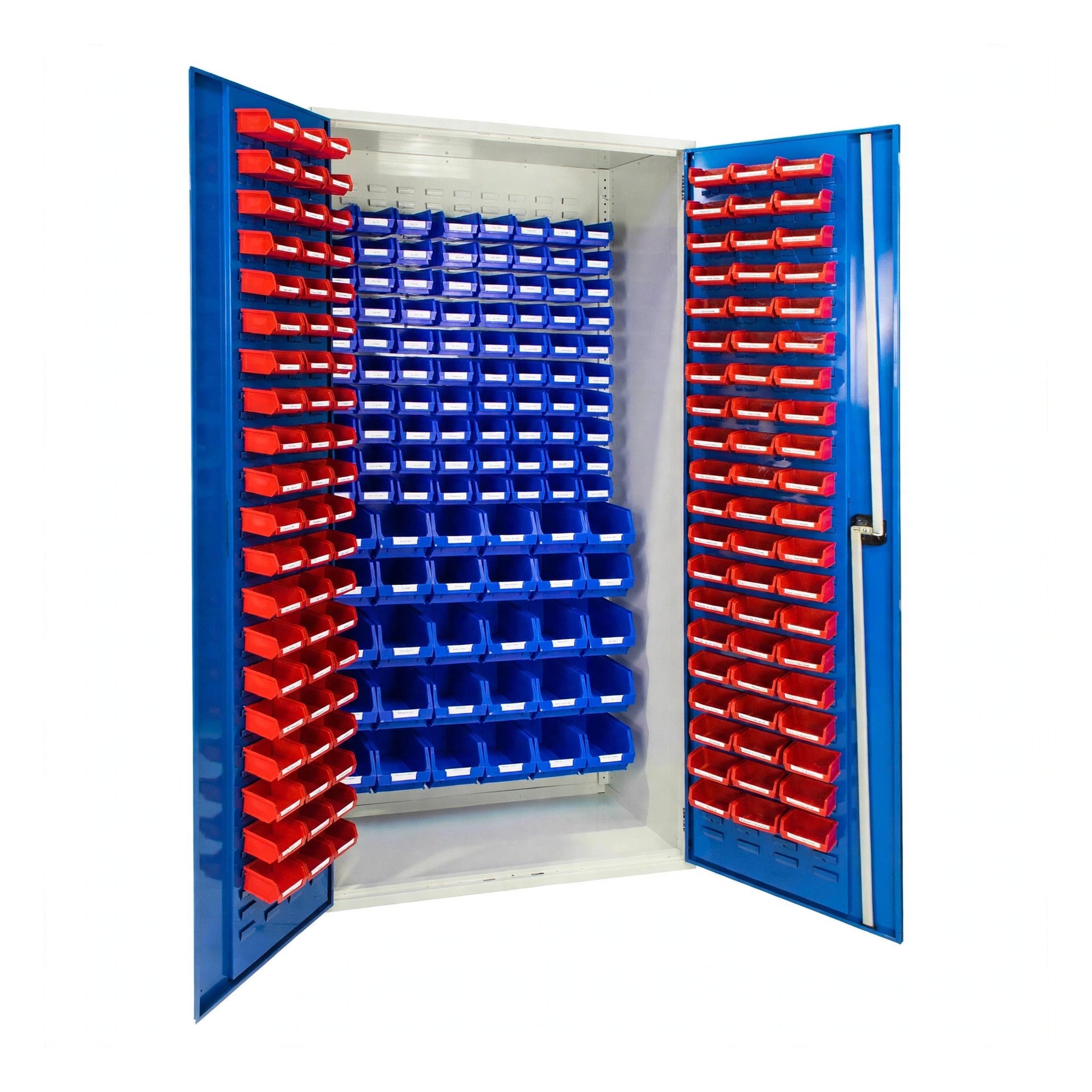 Louvred Panel Cabinet with 230 TC Bins