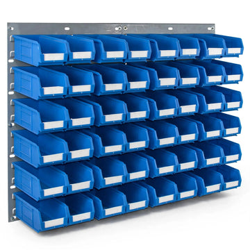 Wall Mounted Louvre Panel Kit 1 With Barton TC Bins
