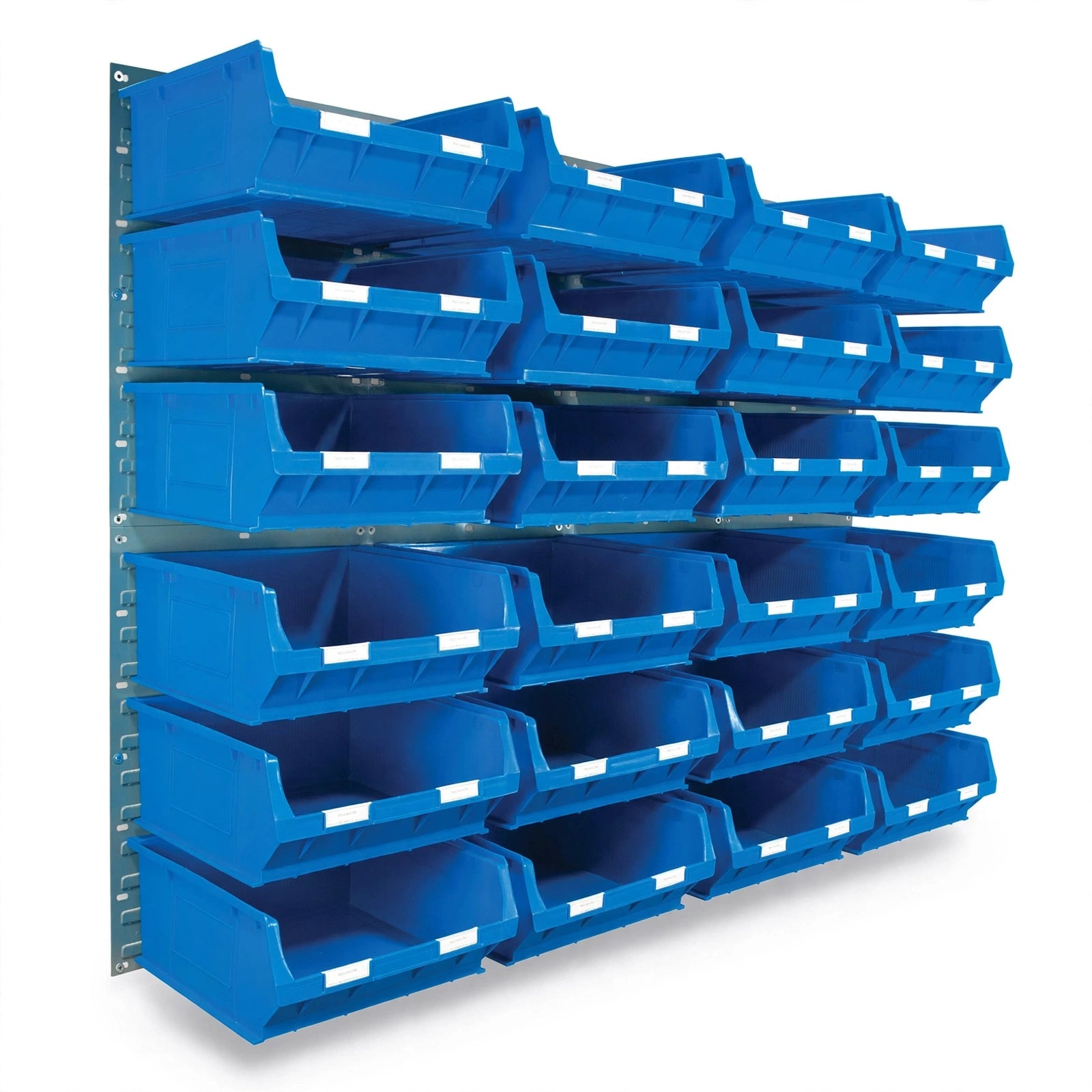 Wall Mounted Louvre Panel Kit 5 With Barton TC Bins