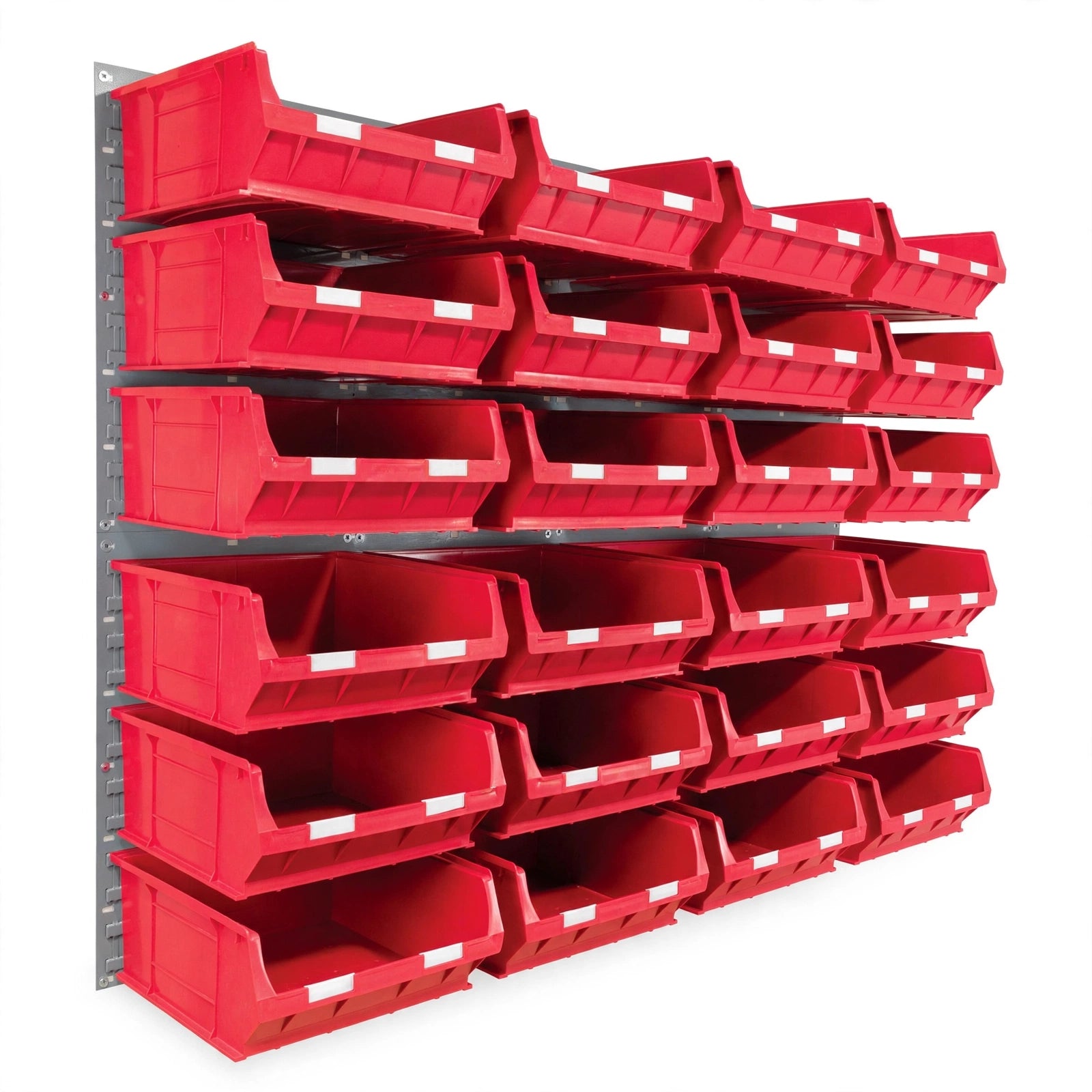 Wall Mounted Louvre Panel Kit 5 With Barton TC Bins
