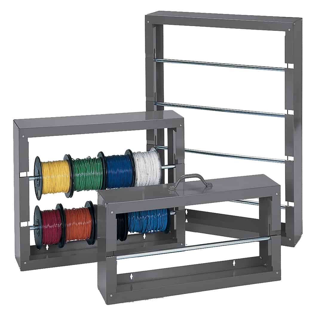 Bench Top Steel Wire Spool Rack Dispensers Storage N Stuff