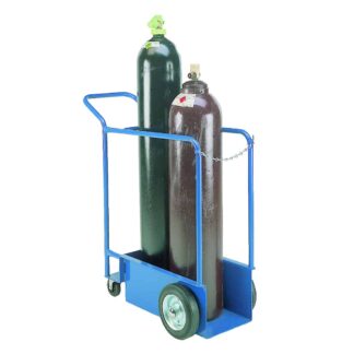 Tandem Double Gas Cylinder Bottle Trolley